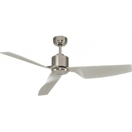 LUCCI AIR AIR CLIMATE II BRUSHED CHROME ΑΝΕΜΙΣΤΗΡΑΣ ΟΡΟΦΗΣ ΜΕ 3 ΠΤΕΡΥΓΙΑ ΚΑΙ ΜΟΤΕΡ DC