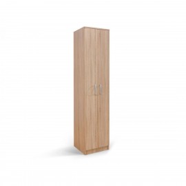 MATIS VENETO VITRINA W55/S ΒΙΤΡΙΝΑ OAK/BEIGE GLOSS 55Χ43Χ196 ΕΚ  570533