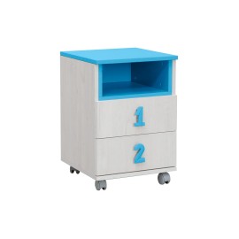 MATIS NUMERO KOMODA 3F ΣΥΡΤΑΡΙΕΡΑ-ΚΟΜΟΤΑ SNOW OAK-ΡΟΖ 80Χ42Χ75 ΕΚ 584317