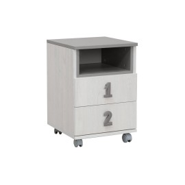 MATIS NUMERO KOMODA 3F ΣΥΡΤΑΡΙΕΡΑ-ΚΟΜΟΤΑ SNOW OAK-ΡΟΖ 80Χ42Χ75 ΕΚ 584317
