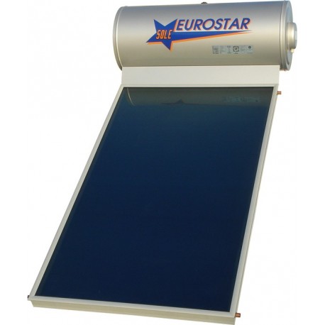 Eurostar 120 Litra 120-1T- 200 ΗΛΙΑΚΟΣ ΘΕΡΜΟΣΙΦΩΝΑΣ GLASS ΔΙΠΛΗΣ ΕΝΕΡΓΕΙΑΣ