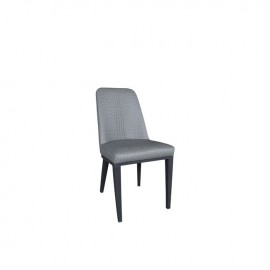 ΕΜ157,1 CASTER Καρέκλα Μεταλλική Βαφή Μαύρη/PU Ανθρακί