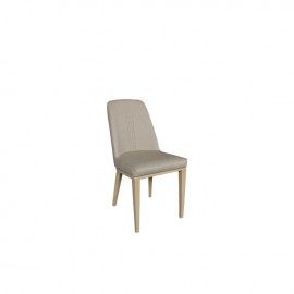 ΕΜ157,2 CASTER Καρέκλα Μεταλλική Βαφή Φυσικό/PU Μπέζ