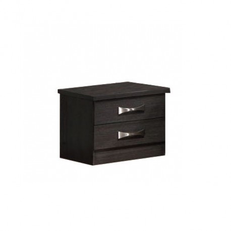 ΕΜ365 LIFE Κομοδίνο 48x40x39 Zebrano 2-Συρτ.