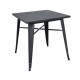 Ε5200,10 RELIX Τραπέζι 70x70 Μεταλ.Antique Black