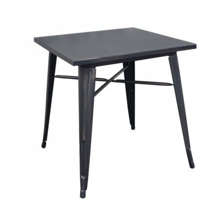 Ε5200,10 RELIX Τραπέζι 70x70 Μεταλ.Antique Black