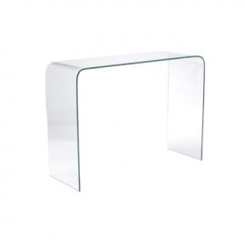 ΕΜ723 GLASSER Clear Κονσόλα γυαλί 12mm 110x35x75cm