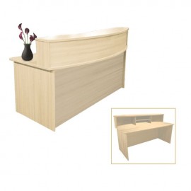 ΕΟ116,1 Reception 180x90x105cm Beech