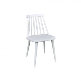 ΕΜ139,11 LAVIDA Καρέκλα Μέταλλο & PP Λευκό