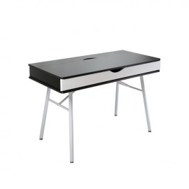 ΕΟ420,1 ΓΡΑΦΕΙΟ Η/Υ 115x55cm Μεταλ.Λευκό/Melamine Wenge