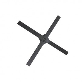 Ε06-1 Cross Steel 60x60cm Μεγάλος σταυρός στήριξης