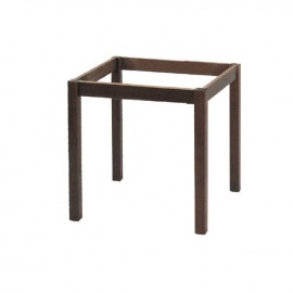Ρ407,Ε2 ΠΟΔΙ ΚΑΦ.80x80cm Εμποτ.Καρυδί Λυόμενο
