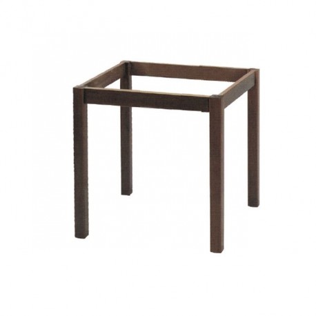 Ρ407,Ε2 ΠΟΔΙ ΚΑΦ.80x80cm Εμποτ.Καρυδί Λυόμενο