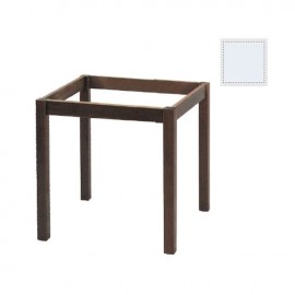 Ρ405,Ε8 ΠΟΔΙ ΚΑΦ.70x70cm Εμποτ.Λάκα Άσπρο Λυόμενο