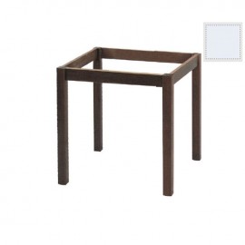 Ρ407,Ε8 ΠΟΔΙ ΚΑΦ.80x80cm Εμποτ.Λάκα Άσπρο Λυόμενο