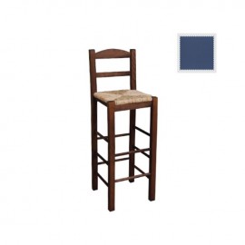 Ρ980,Ε3 ΣΙΦΝΟΣ Σκαμπώ BAR 42R Ψάθα Εμποτ.Ανιλίνη Μπλε