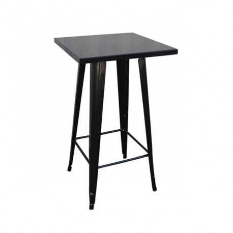 Ε5203,10 RELIX Τραπέζι BAR 60x60 Μεταλ.Antique Black