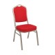 ΕΜ513,5 HILTON Καρέκλα Μεταλλική Light Gold/Ύφασμα Κόκκινο