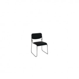 Ε553,1W CAMPUS Καρέκλα Χρώμιο/Soft Pu Μαύρο