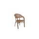 Ε2580 VEGERA Rattan Πολυθ.ALU & Wicker Φυσικό
