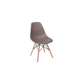 ΕΜ123,91W ART Wood Καρέκλα PP Sand Beige