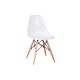 ΕΜ123,1KD ART Wood Full K/D Καρέκλα PP Άσπρο