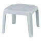 Ε354 FREDDO Βοηθ.Τρ.44x44x38cm Πλαστ. Άσπρο (Ποτηροθήκες+Ομπρελοθήκη)