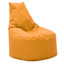 056-000003 Πουφ πολυθρόνα Norm PRO pakoworld υφασμάτινο αδιάβροχο πορτοκαλί