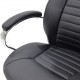 033-000007 Καρέκλα γραφείου διευθυντή Sonar με PU χρώμα μαύρο