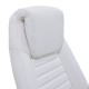 033-000008 Καρέκλα γραφείου διευθυντή Sonar με PU χρώμα λευκό