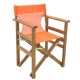 022-000014 Διάτρητο πανί επαγγελματικό για πολυθρόνα σκηνοθέτη χρώματος πορτοκαλί