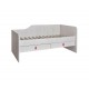 MATIS NUMERO KREVET 90 2F L ID ΜΟΝΟ ΚΡΕΒΑΤΙ ΜΕ 2 ΣΥΡΤΑΡΙΑ WHITE-OAK 205Χ102,5Χ90 ΕΚ 585054