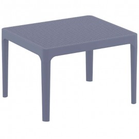 20-0255 SKY ΤΡΑΠΕΖΙ 50Χ60Χ40εκ. DARK GREY ΠΟΛ/ΝΙΟΥ