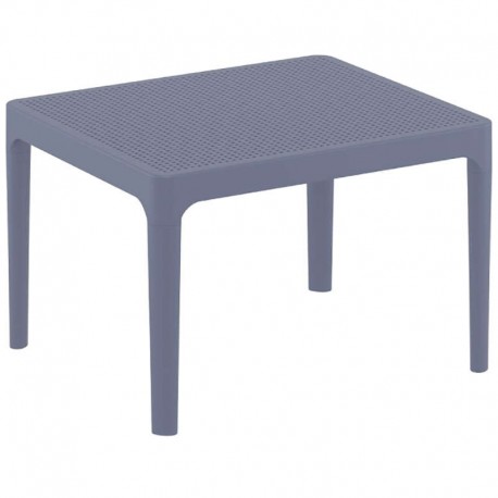 20-0255 SKY ΤΡΑΠΕΖΙ 50Χ60Χ40εκ. DARK GREY ΠΟΛ/ΝΙΟΥ