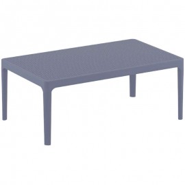 20-0276 SKY ΤΡΑΠΕΖΙ 100Χ60Χ40εκ. DARK GREY ΠΟΛ/ΝΙΟΥ