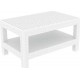 Τραπεζάκι Monaco lounge 92x57x45 ΄λευκό 53-0163