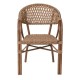 Ε2580 VEGERA Rattan Πολυθ.ALU & Wicker Φυσικό