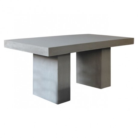 Ε6201 CONCRETE Τραπέζι 160x90cm Cement Grey