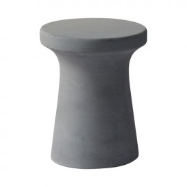 Ε6205 CONCRETE Σκαμπώ D.35cm Cement Grey