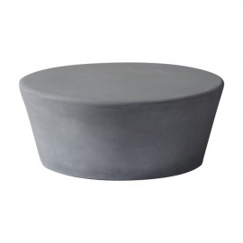 Ε6209 CONCRETE Τραπ.Σαλονιού D.75cm Cement Grey