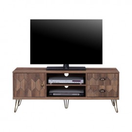 ΕΠΙΠΛΟ TV PHILIPPA HM8674 ΣΕ ΚΑΡΥΔΙ ΑΠΟΧΡΩΣΗ ΜΕ ΧΡΥΣΟ 130x39x51Υ εκ.