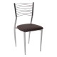ΕΜ935,3 VIVIAN Καρέκλα PVC Σκ.Καφέ