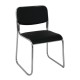 Ε553,1 CAMPUS Καρέκλα Χρώμιο/Hard PVC Μαύρο