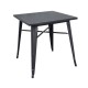 Ε5200,10 RELIX Τραπέζι 70x70 Μεταλ.Antique Black