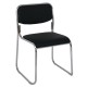 Ε553,1W CAMPUS Καρέκλα Χρώμιο/Soft Pu Μαύρο