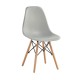 ΕΜ123,01W ART Wood Καρέκλα PP Γκρι