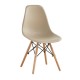 ΕΜ123,9W ART Wood Καρέκλα PP Tortora
