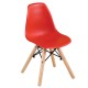 ΕΜ123,ΚR ART Wood Kid Καρέκλα PP Κόκκινο