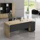 ΕΟ935,L PROJECT Γραφείο -Αρ-180x160x75cm Γωνία Sonoma/Γκρι