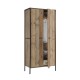 Ε8432,W PALLET-W Ντουλάπα 84x52x180 Antique Oak